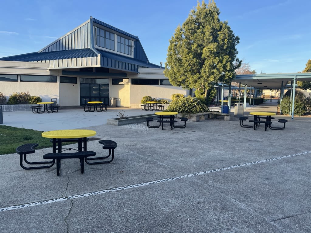 Joaquin Miller Middle School campus quad