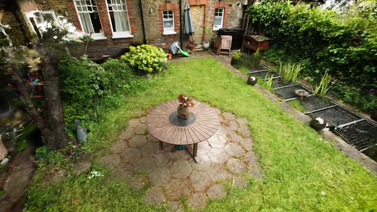 Interactive backyard walkthrough preview