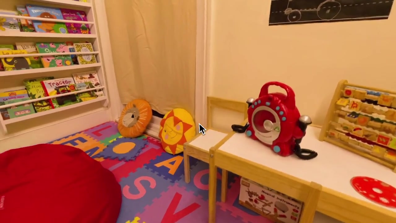 Interactive interior walkthrough preview